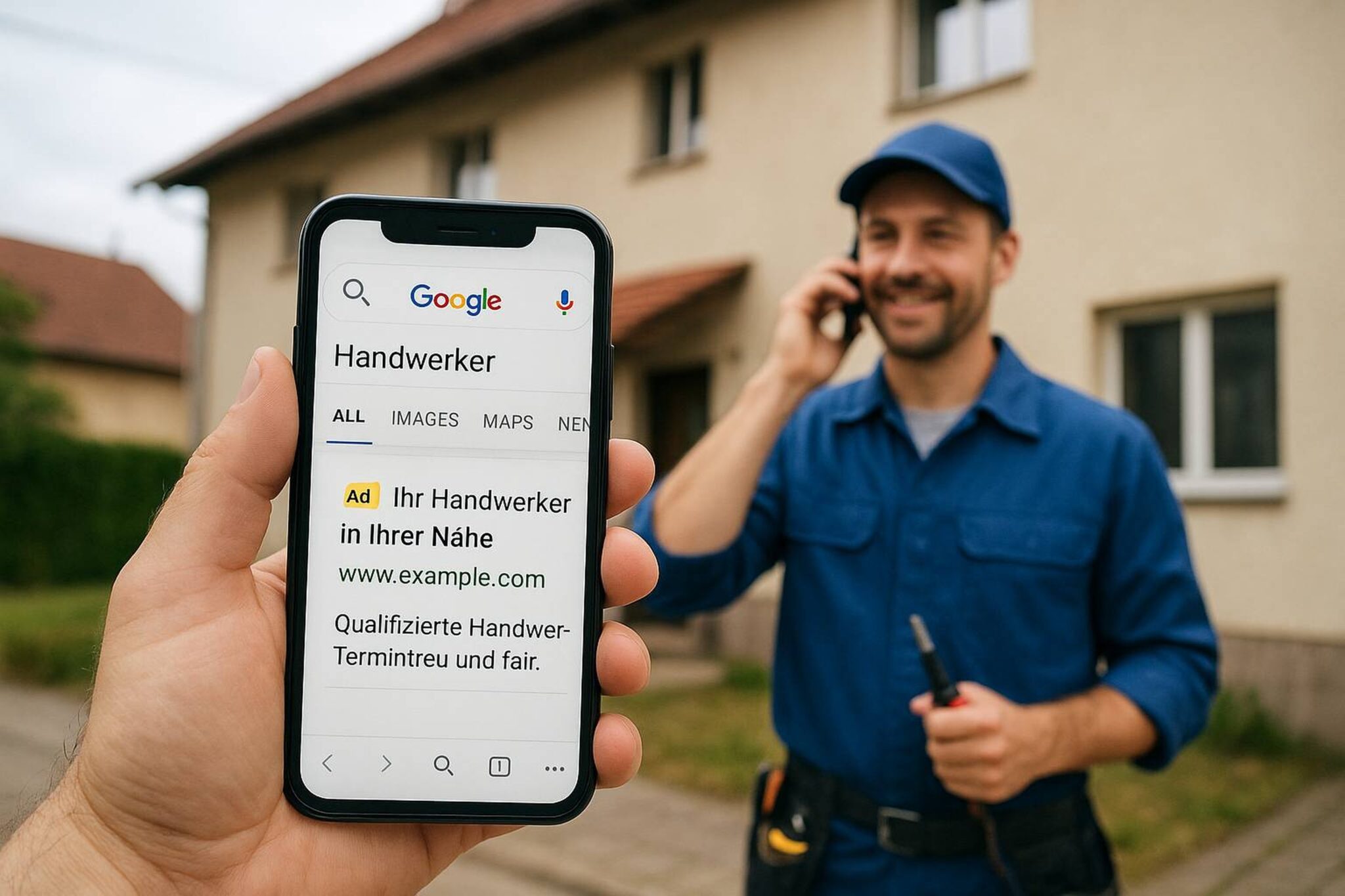 Handwerker mit Google Ads